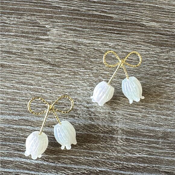 Tulip earrings A498 - Picture 2 of 4